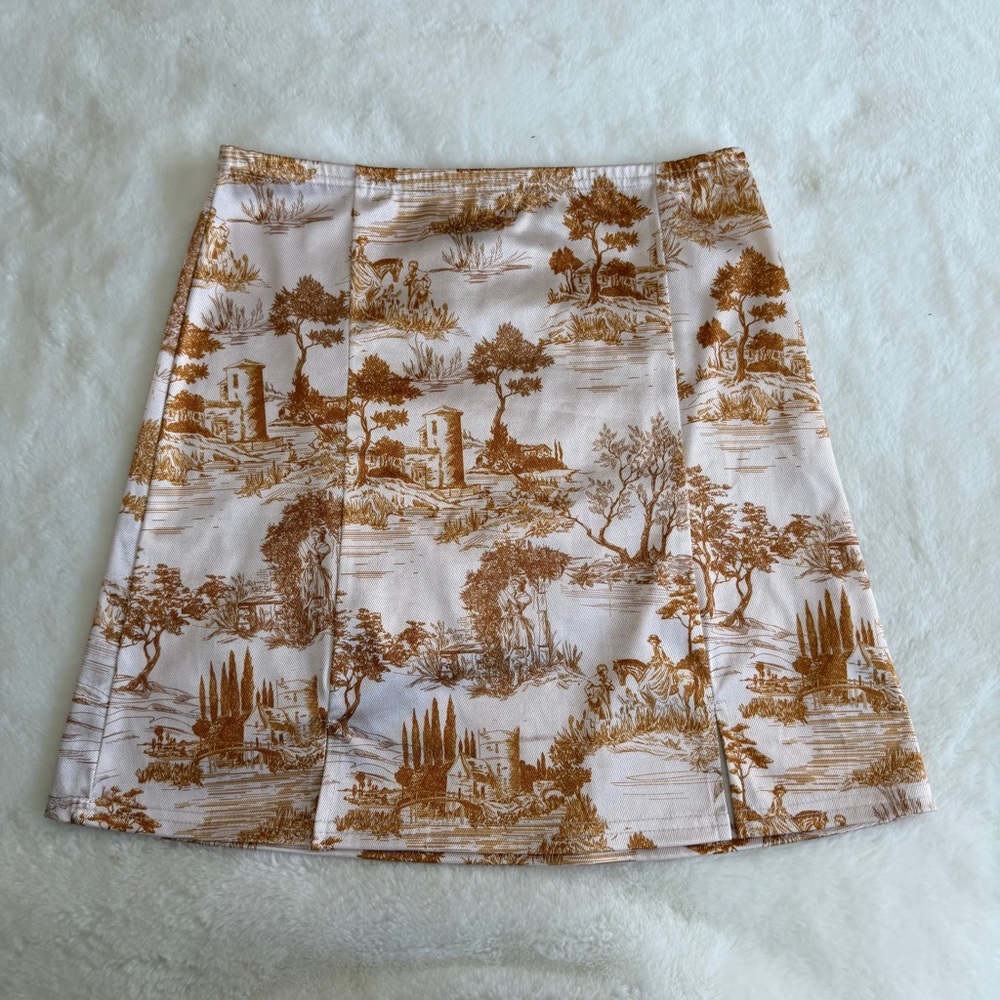 Urban Outfitters Toile Print Mini Skirt Women’s Size Small